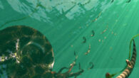 Ammonites basking under the Late Cretaceous Sun. Image credit: Callum Pursall.