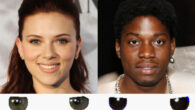 In this image, the person on the left (Scarlett Johansson) is real, while the person on the right is AI-generated. Their eyeballs are depicted underneath their faces. The reflections in the eyeballs are consistent for the real person, but incorrect (from a physics point of view) for the fake person. Image credit: Adejumoke Owolabi / CC BY 4.0.