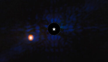 This image of Epsilon Indi Ab was taken with the coronagraph on Webb’s MIRI instrument. Image credit: NASA / ESA / CSA / Webb / STScI / E. Matthews, Max Planck Institute for Astronomy.