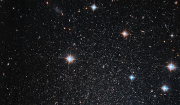The Pegasus dwarf spheroidal galaxy resides around 959,000 light-years away from the Andromeda Galaxy. Image credit: NASA / ESA / D. Weisz, University of California – Berkeley / Gladys Kober, NASA & Catholic University of America.