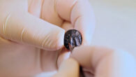 The 2,700-year-old stone seal found in Jerusalem, Israel. Image credit: Emil Aladjem, Israel Antiquities Authority.