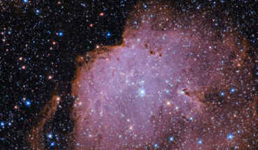 This Hubble image shows NGC 261, an emission nebula some 200,000 light-years away from Earth in the constellation of Tucana. Image credit: NASA / ESA / L.C. Johnson, Northwestern University / Gladys Kober, NASA & Catholic University of America.