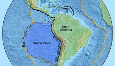 A map of the East Pacific Rise region where the discovery of an ancient seafloor was made. Image credit: Jingchuan Wang.