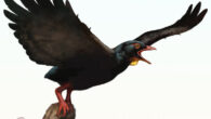 Reconstruction of an avisaurid (e.g., Avisaurus darwini). Image credit: Clark et al., doi: 10.1371/journal.pone.0310686.