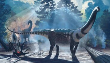 Life reconstruction of Ardetosaurus viator. Image credit: Ole Zant.