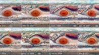 Simon et al. measured the Great Red Spot’s size, shape, brightness, color, and vorticity over one full oscillation cycle. Image credit: NASA / ESA / Amy Simon, NASA’s Goddard Space Flight Center / Joseph DePasquale, STScI.