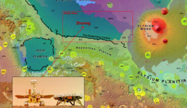 The Zhurong landing site. Image credit: Wu et al., doi: 10.1038/s41598-024-75507-w.