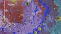 1:3M mapping (originally mapped at 1:200,000) of a portion of the Orientale basin. The small craters near ‘Pa’ (red and yellow stars) excavate Orientale melt from beneath the mare and serve as a useful type example for similar small craters in similar basins. Maunder, the large crater in the NW part of the map, is Eratosthenian in age. Image credit: Runyon et al., doi: 10.3847/PSJ/ad862f.