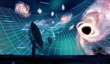 Miles et al. created the most detailed maps of gravitational waves across the Universe to date. Image credit: Carl Knox / OzGrav / Swinburne University of Technology / South African Radio Astronomy Observatory.