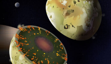 The internal structure of Io as revealed by the present study. Image credit: Sofia Shen / NASA / JPL / Caltech.