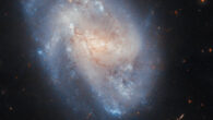 This Hubble image shows NGC 337, a barred spiral galaxy some 60 million light-years away in the constellation of Cetus. Image credit: NASA / ESA / Hubble / C. Kilpatrick.