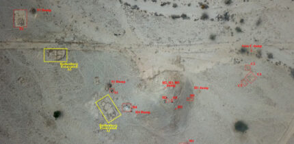 Aerial view of Site 201 north of the center of Timna Valley on the western outskirts of the Wadi Arabah, Israel. Image credit: Yagel et al., doi: 10.1038/s41598-024-80939-5.
