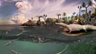 Mesosaurs are small to mid-sized aquatic to semiaquatic amniotes that lived in Gondwana during the Early Permian epoch. Image credit: Roman Yevseyev / Graciela Piñeiro.