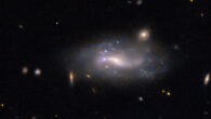 This Hubble image LEDA 132905, a spiral galaxy over 400 million light-years away in the constellation of Sculptor. Image credit: NASA / ESA / Hubble / R.J. Foley, UC Santa Cruz.