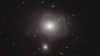 This VST image shows two elliptical galaxies: NGC 3640 and NGC 3641. Image credit: ESO / INAF / Mirabile et al. / Ragusa et al.