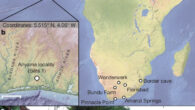 The site of Bété I in Côte d’Ivoire and other African sites dated to around 130,000-190,000 years ago. Image credit: Arous et al., doi: 10.1038/s41586-025-08613-y.