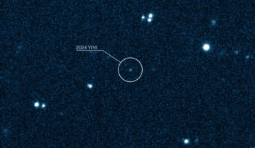 This VLT image shows the near-Earth asteroid 2024 YR4. Image credit: ESO / O. Hainaut.