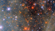 This Hubble image shows a small region of the Small Magellanic Cloud near the center of the open cluster NGC 346. Image credit: NASA / ESA / Hubble / C. Murray.