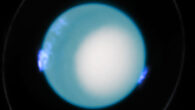 This image of Uranus’ aurorae was taken by Hubble on October 10, 2022. Image credit: NASA / ESA / Hubble / L. Lamy / L. Sromovsky.