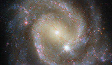 This Hubble image shows NGC 3507, a barred spiral galaxy located 46 million light-years away in the constellation of Leo. Image credit: NASA / ESA / Hubble / D. Thilker.