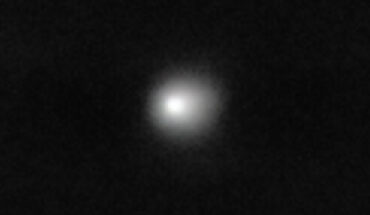This VLT/FORS2 image, taken on July 3, 2025, shows the interstellar comet 3I/ATLAS. Image credit: ESO / O. Hainaut.