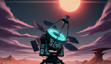 Ramiro Saide et al. explored how hidden electromagnetic leakage might look to extraterrestrials up to 200 light-years from Earth, if they had state-of-the-art radio telescopes like our own. Image credit: Gemini AI.