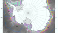This map shows 332 submarine canyon networks on the seafloor of the Antarctic continent. Image credit: Riccardo Arosio & David Amblas, doi: 10.1016/j.margeo.2025.107608.