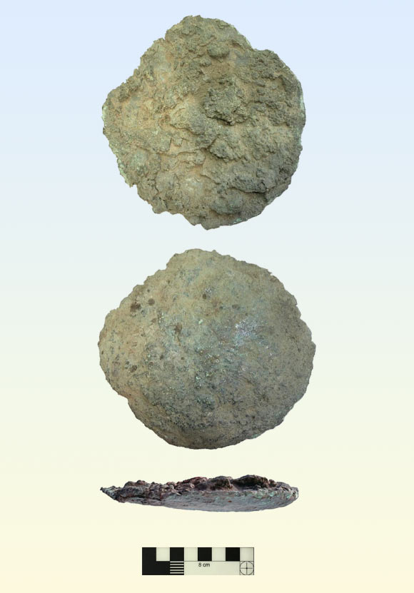 The plano-convex ingot from Särdal, Halland, Sweden. Image credit: Sabatini et al., doi: 10.1016/j.jasrep.2025.105312.