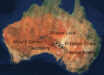 Map of the ananguites strewn field, based on the tektite locations. Image credit: Musolino et al., doi: 10.1016/j.epsl.2025.119600.