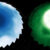 Detections of near-infrared emissions in Saturn’s ionosphere (left) show dark bead-like features embedded within bright aurora; in the stratosphere (right), 500 km below, a lopsided star-pattern extends towards the equator. Image credit: NASA / ESA / CSA / Webb / Stallard et al.