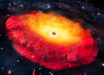 An artist’s impression of CAPERS-LRD-z9. Image credit: Erik Zumalt, University of Texas at Austin.