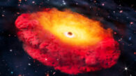 An artist’s impression of CAPERS-LRD-z9. Image credit: Erik Zumalt, University of Texas at Austin.