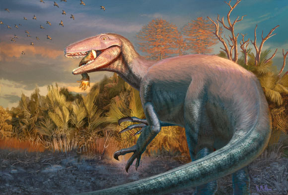 Joaquinraptor casali. Image credit: Andrew McAfee, Carnegie Museum of Natural History.