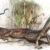 Life reconstruction of Breugnathair elgolensis. Image credit: Brennan Stokkermans / National Museums Scotland.