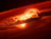 An artist’s impression of the free-floating exoplanet Cha 1107-7626. Image credit: ESO / L. Calçada / M. Kornmesser.