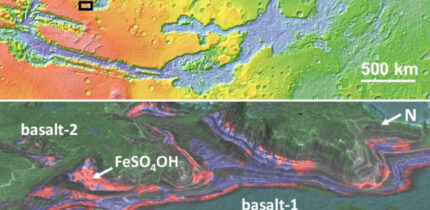 Spectrally distinct units at the Juventae Plateau, Mars. Image credit: Bishop et al., doi: 10.1038/s41467-025-61801-2.