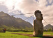 Carl P. Lipo & Terry L. Hunt confirmed via 3D modeling and field experiments that the ancient people of Rapa Nui ‘walked’ the moai statues. Image credit: Carl Lipo.