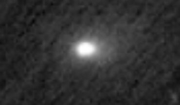 This image of the interstellar comet 3I/ATLAS was captured on October 3, 2025 by the CaSSIS instrument aboard ESA’s Trace Gas Orbiter. Image credit: ESA / TGO / CaSSIS.
