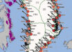Horizontal land motion observed by the 58 GNET stations in Greenland. Image credit: Longfors Berg et al., doi: 10.1029/2024JB030847.