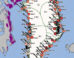 Horizontal land motion observed by the 58 GNET stations in Greenland. Image credit: Longfors Berg et al., doi: 10.1029/2024JB030847.