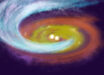 An artist’s impression of the SVS 13A system. Image credit: NSF / AUI / NSF’s NRAO / P.Vosteen.