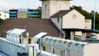Experimental set-up on the roof of the Sydney Nanoscience Hub. Image credit: University of Sydney.