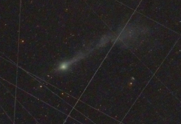 This image of 3I/ATLAS was captured on November 9, 2025, by astronomers from the British Astronomical Association. Image credit: Michael Buechner / Frank Niebling.