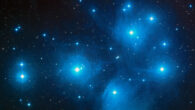 The Pleiades. Image credit: NASA / ESA / AURA / Caltech / Palomar Observatory.