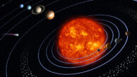 An artist’s impression of the Solar System. Image credit: NASA / JPL.