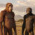 Australopithecus deyiremeda and Australopithecus afarensis. Image credit: Gemini AI.