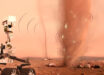 Detection of electric discharges in dust devils by the SuperCam instrument on board NASA’s Perseverance rover on Mars. Image credit: Nicolas Sarter.