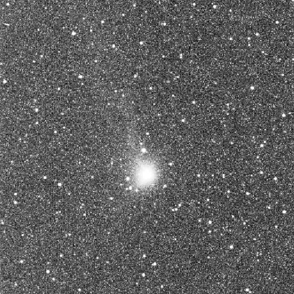 This image from ESA’s Juice spacecraft shows the interstellar comet 3I/ATLAS. Image credit: ESA / Juice / NavCam / CC BY-SA 3.0 IGO.