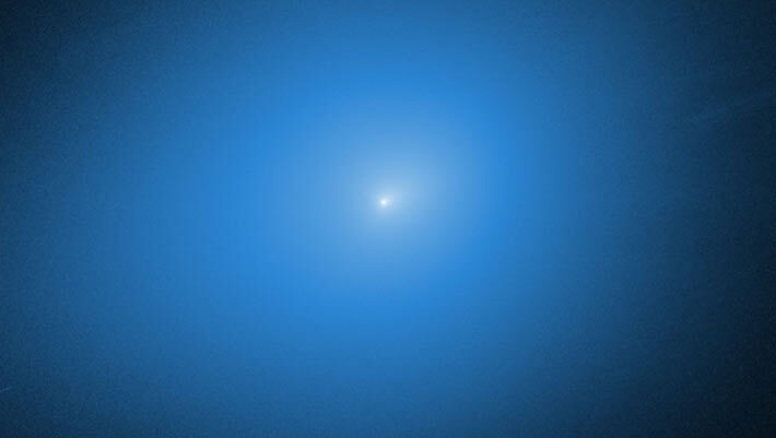 This image of the interstellar comet 3I/ATLAS was taken by Hubble on November 30, 2025. At the time, the comet was about 286 million km (178 million miles) from Earth. Image credit: NASA / ESA / STScI / D. Jewitt, UCLA / M.-T. Hui, Shanghai Astronomical Observatory / J. DePasquale, STScI.