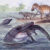 An artist’s reconstruction of the Hell Creek mosasaur. Image credit: Christopher DiPiazza.